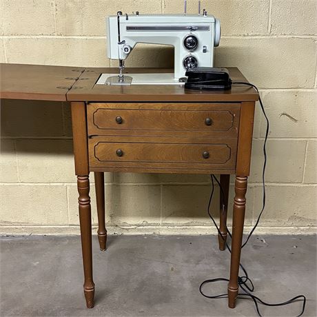 Sears Kenmore Sewing Machine and Cabinet
