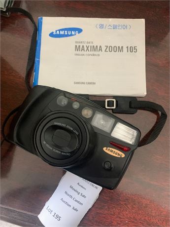 Samsung Maxima Zoom 105 35mm Point-and-Shoot Film Camera