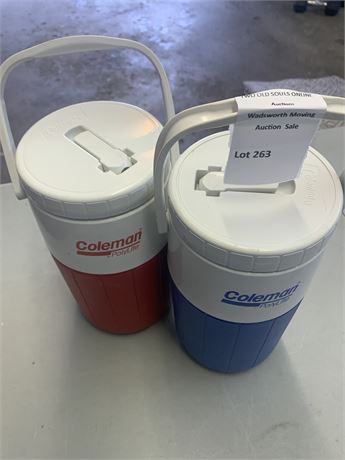 Coleman Drink Jug With Spout - Lot of 2