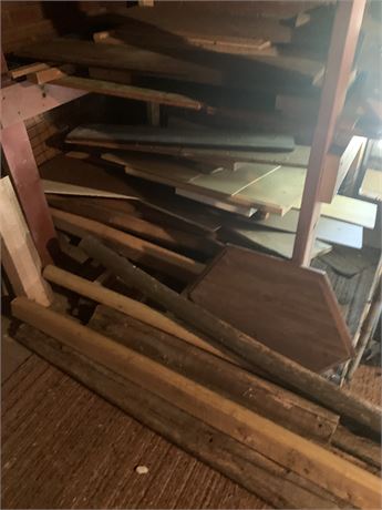 Wood Clean Out Second Floor of Garage