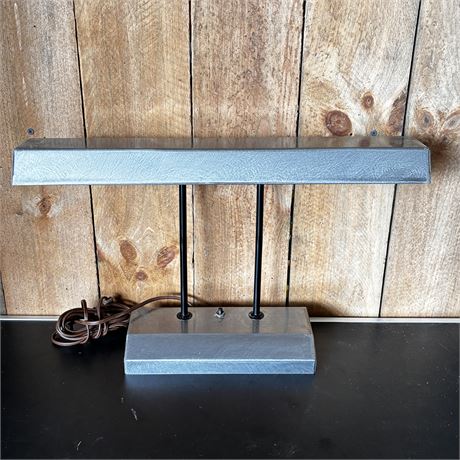 Vintage MCM Metal Framed Desk Lamp