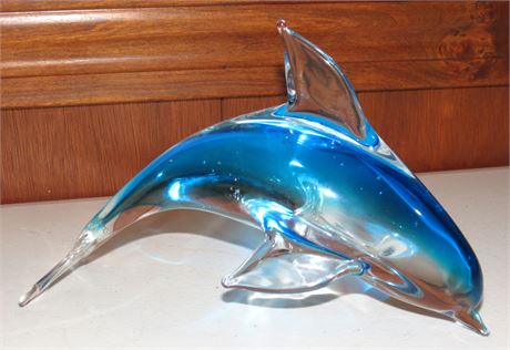 Art Glass Dolphin