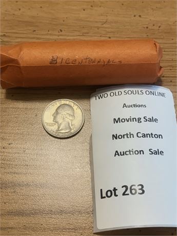 Roll of Circulated 1976 Bicentennial Quarters ($10)