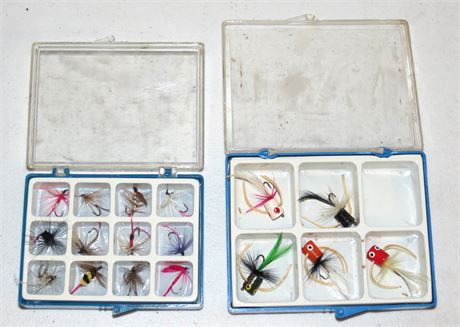 Assorted Fishing Lures: Flues, Jigs