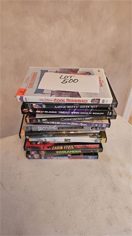 Mixed DVD's Lot