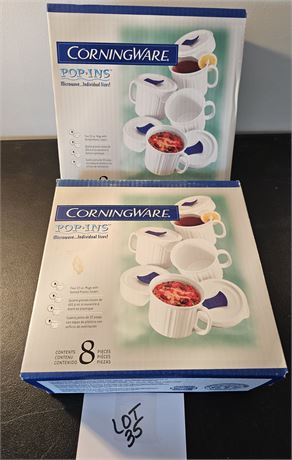 Corningware Pop-Ins Sets  New In Box