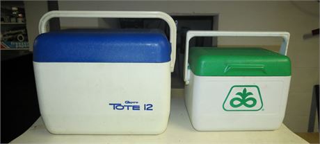 2 Small Coolers