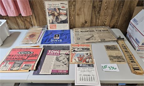 Vintage Newspapers / Clippings & More