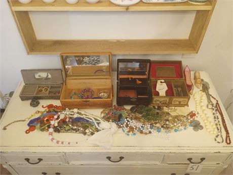 Costume Jewelry, Jewelry Boxes