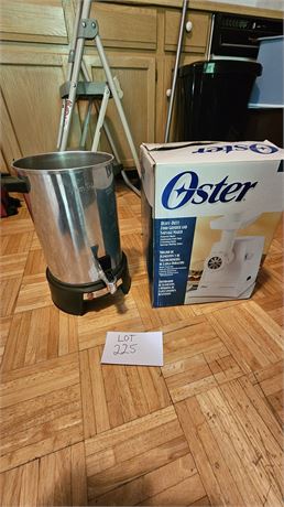 Oster Food Grinder & Sausage Maker & Coffee Machine