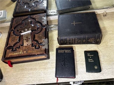 Antique Catholic Bible and Other Bibles