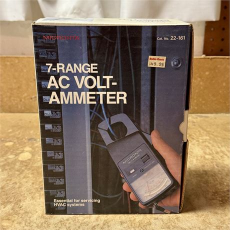 New in Box Micronata 7 Range AC Volt Ammeter