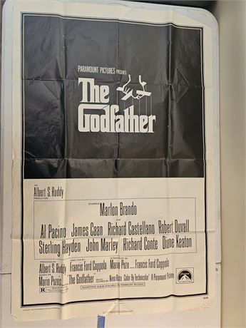 1972 The Godfather Movie Poster