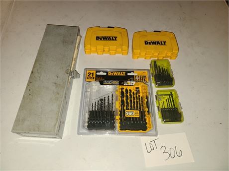 Mixed Lot of Drill Bits: Dewalt / Ryobi & More