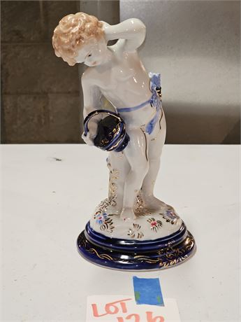 Vintage Cupid Porcelain Figurine