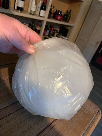 White Milk Glass Globe Pendant Light Shade Lot & More