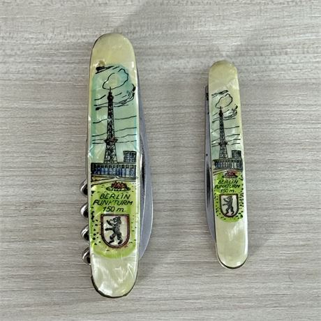 German Novelty Pocket Knives - Berlin Funkturm 150m (Old Water Tower)