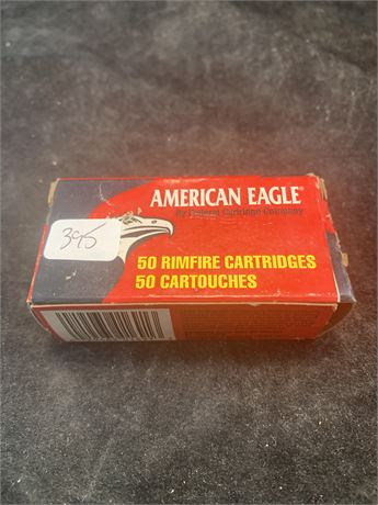 Federal American Eagle High Velocity 22 Caliber Long Rifle 50 Cartridges