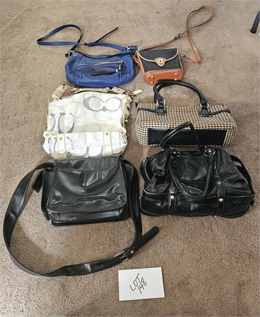 Mixed Ladies Purses, Coach, Logaberger, Michael K, Dooney & Bourke