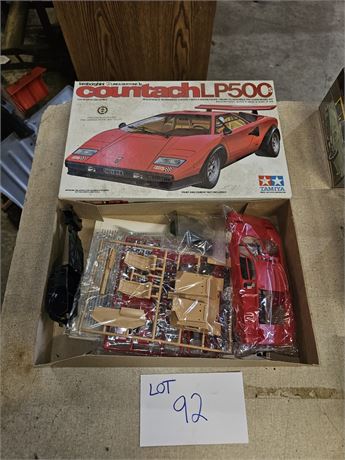 Lamborghini Countach Model Car Made By Tamiya