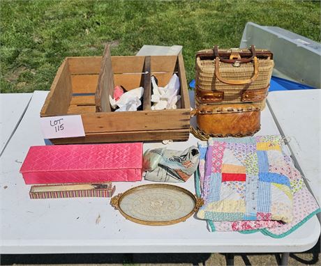 Ladies Mixed Purses, Hankies, & More