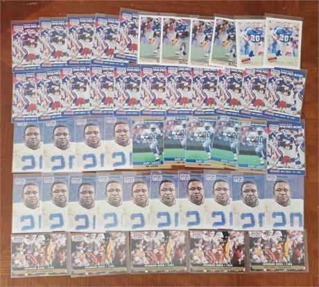 Barry Sanders Card Lot