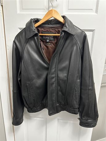 Mens Wilson Leather Coat size