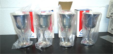 Salem Silverplate Goblets