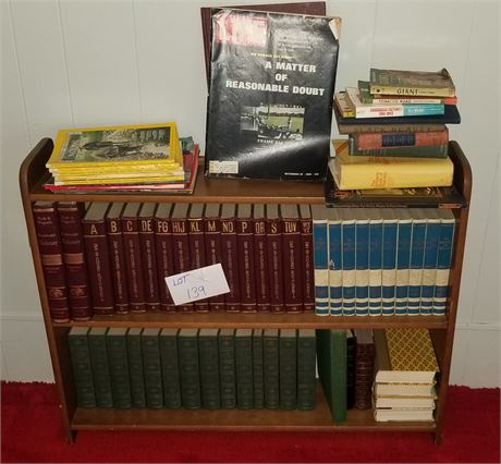 Mixed Book Lot- Encyclopedias, Hard & Paper Back Mixed Books