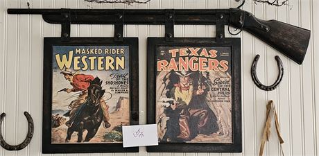 Western Theme Repro Movie Theme Wall Art