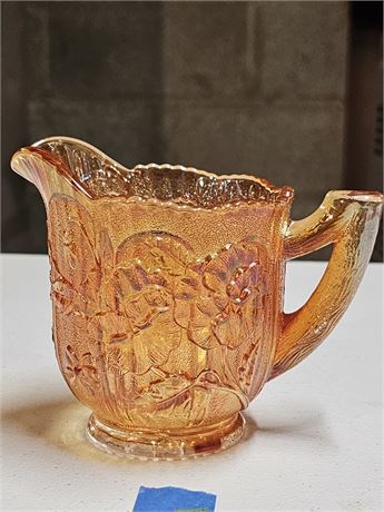 Imperial Carnival Glass Marigold Pansey Creamer