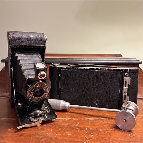 Vintage Kodak No. 2-A Folding Cartridge Premo Camera & More