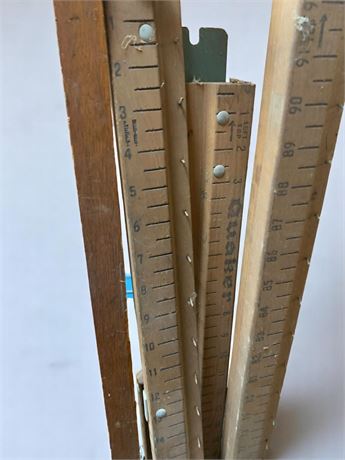 Wood Curtain Stretcher For Drying & Stretching Lace Curtains (Antique)