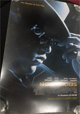 Movie Poster Lot -   2009 Notorious B.I.G., 2008 The Day The Earth Stood Still