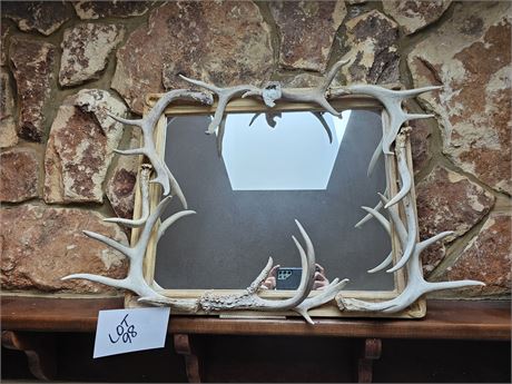 Deer Horn Mirror