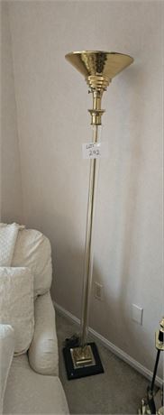 Brasstone Uplight Floor Lamp