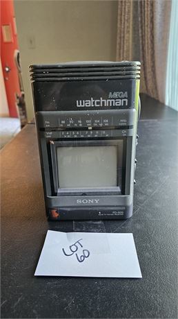 Mega Watchman Sony B&W TV