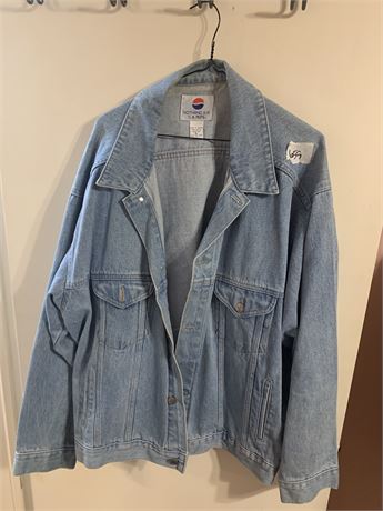 Pepsi Jean Jacket Size XL