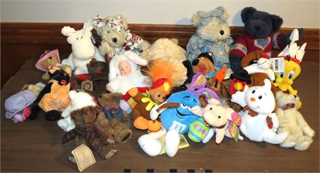 Assorted Plush: Boyd's Bears, Etc.