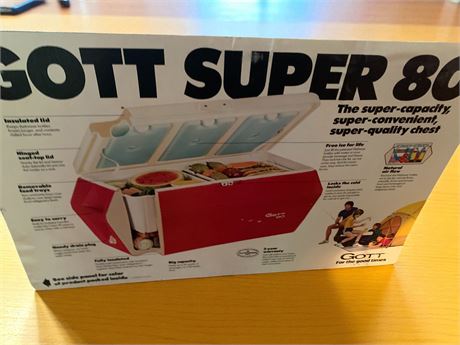 Gott Super 80 Insulated Coller & Gott 80 Pepsi Cooler Lot