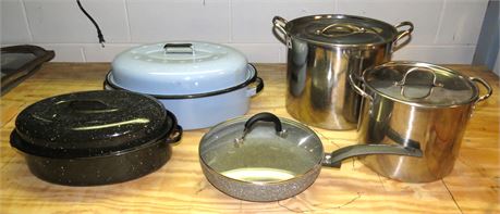 Roasters, Pots, Skillet