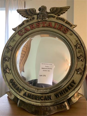 Carstairs Great American Whiskey Plastic Wall Mirror