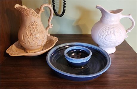 Pitchers, Bowls, Pottery