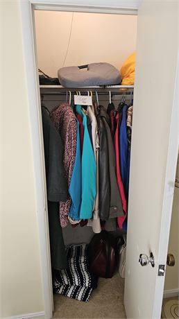 Closet Cleanout- Ladies Coats, Umbrella's & More