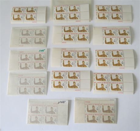 1960 4 Cent Boy Scouts Of America Golden Jubilee Stamps