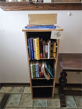 Bookshelf With Mixed Books- Patterson, Rowling, Collins & More