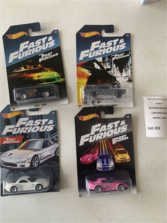 Fast & Furious Hot Wheels Cars - Honda S2000, 70 Plymouth Road Runner & More