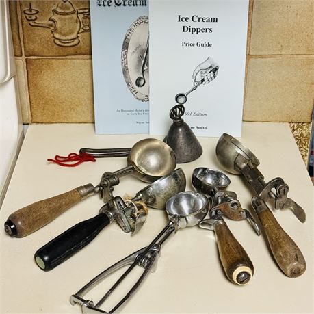 Collection of Early Ice Cream Dippers Benedict Indestructo, Hamilton Beach.....