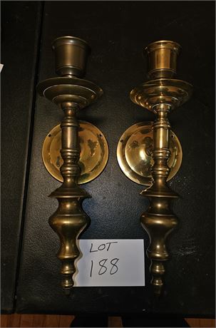 Solid Brass Candle Wall Sconces