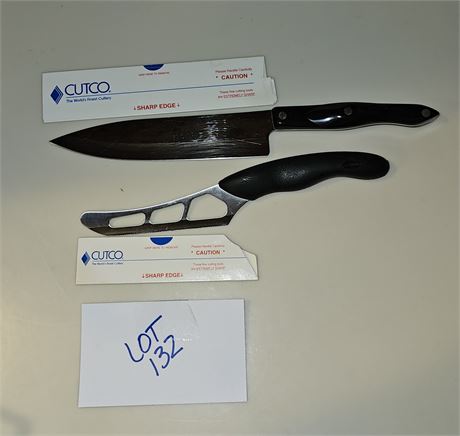 Cutco 1504 Cheese Knife & 1728 French Chef Knife